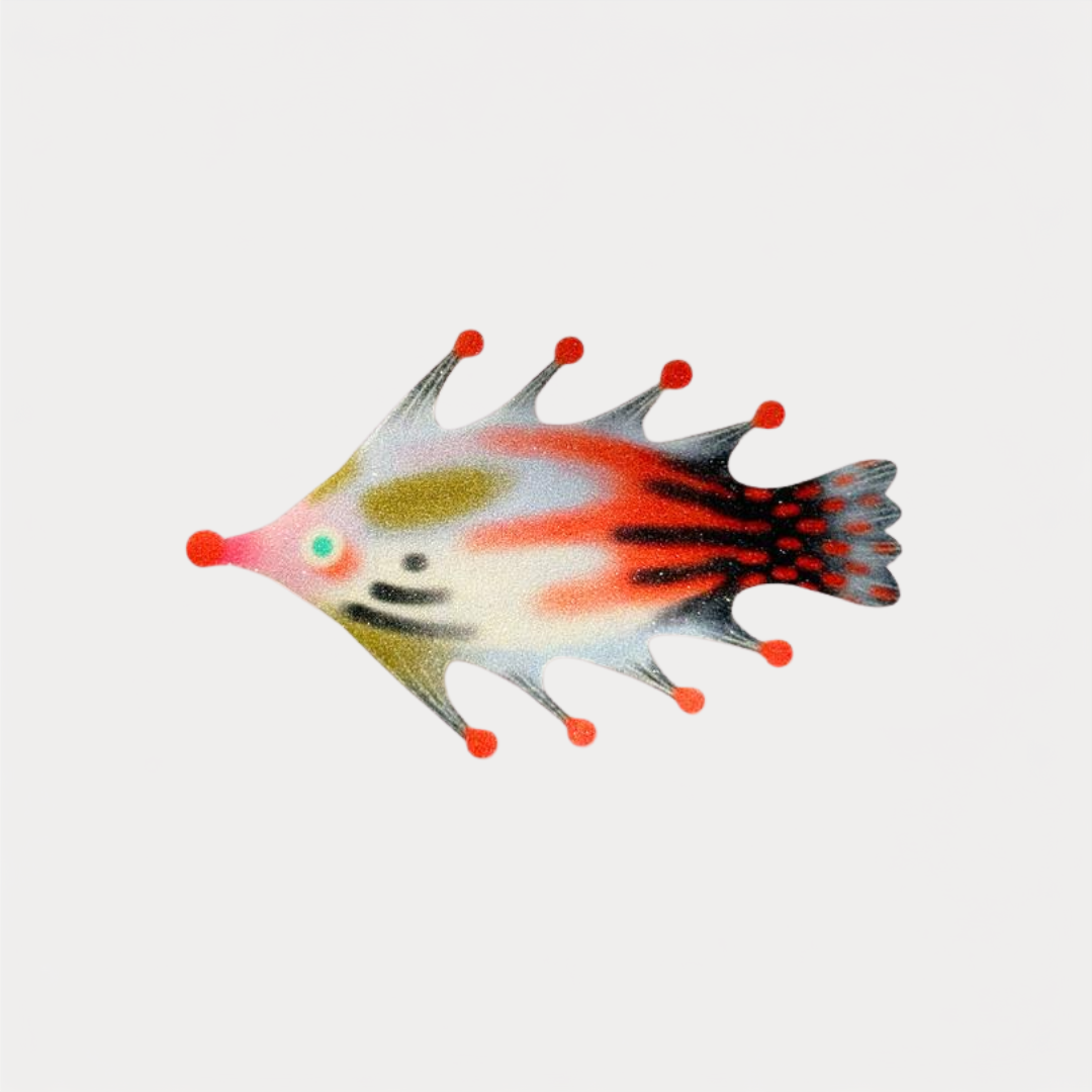 Spiky Fish Sticker