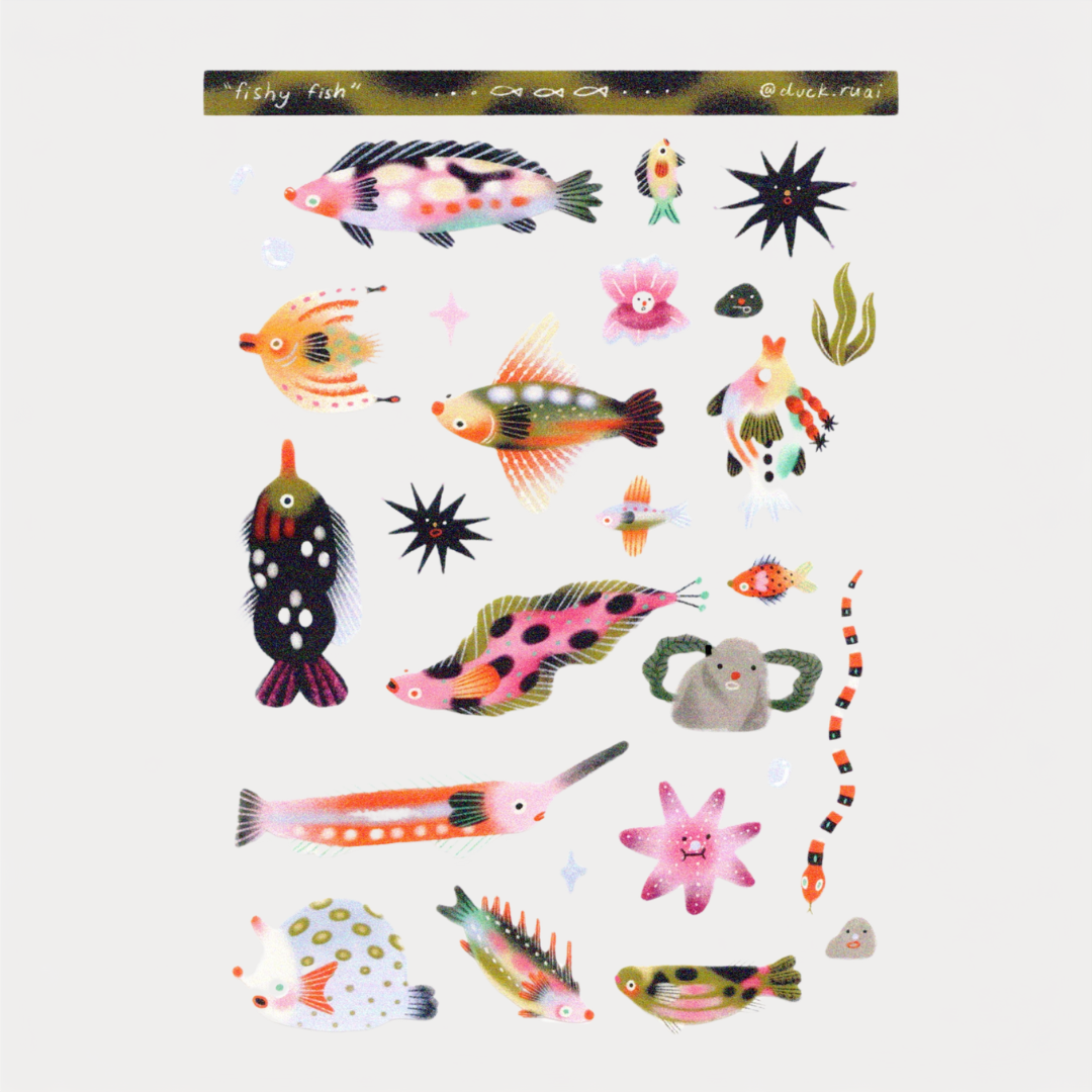 Fishy Fish Sticker Sheet