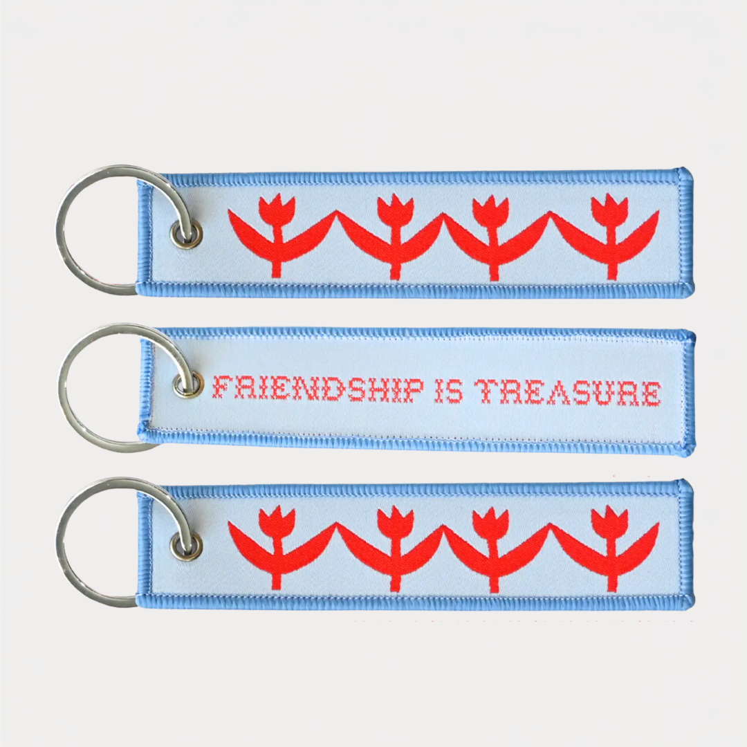 Friendship Is Treasure Keychain