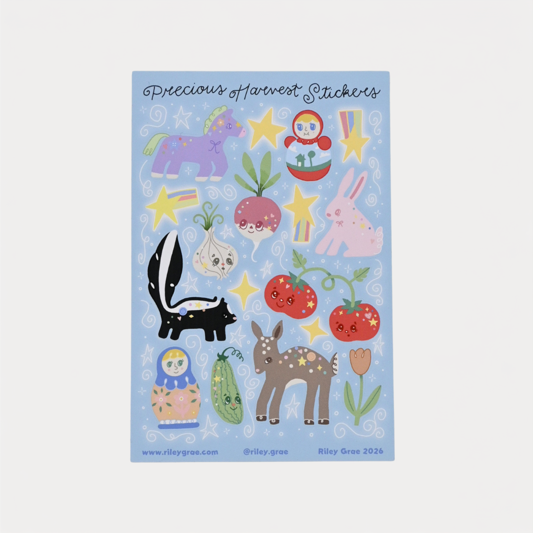 Precious Harvest Sticker Sheet
