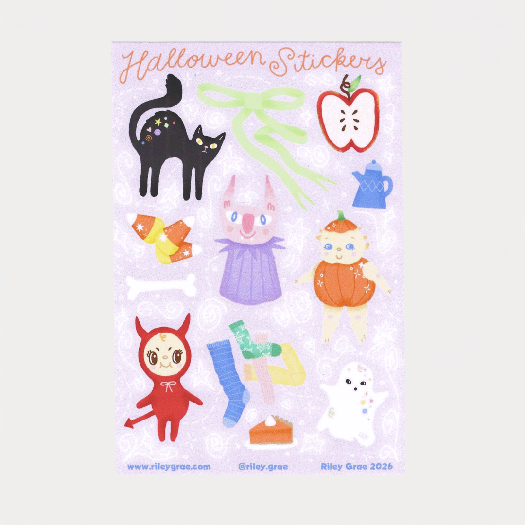 Halloween Sticker Sheet