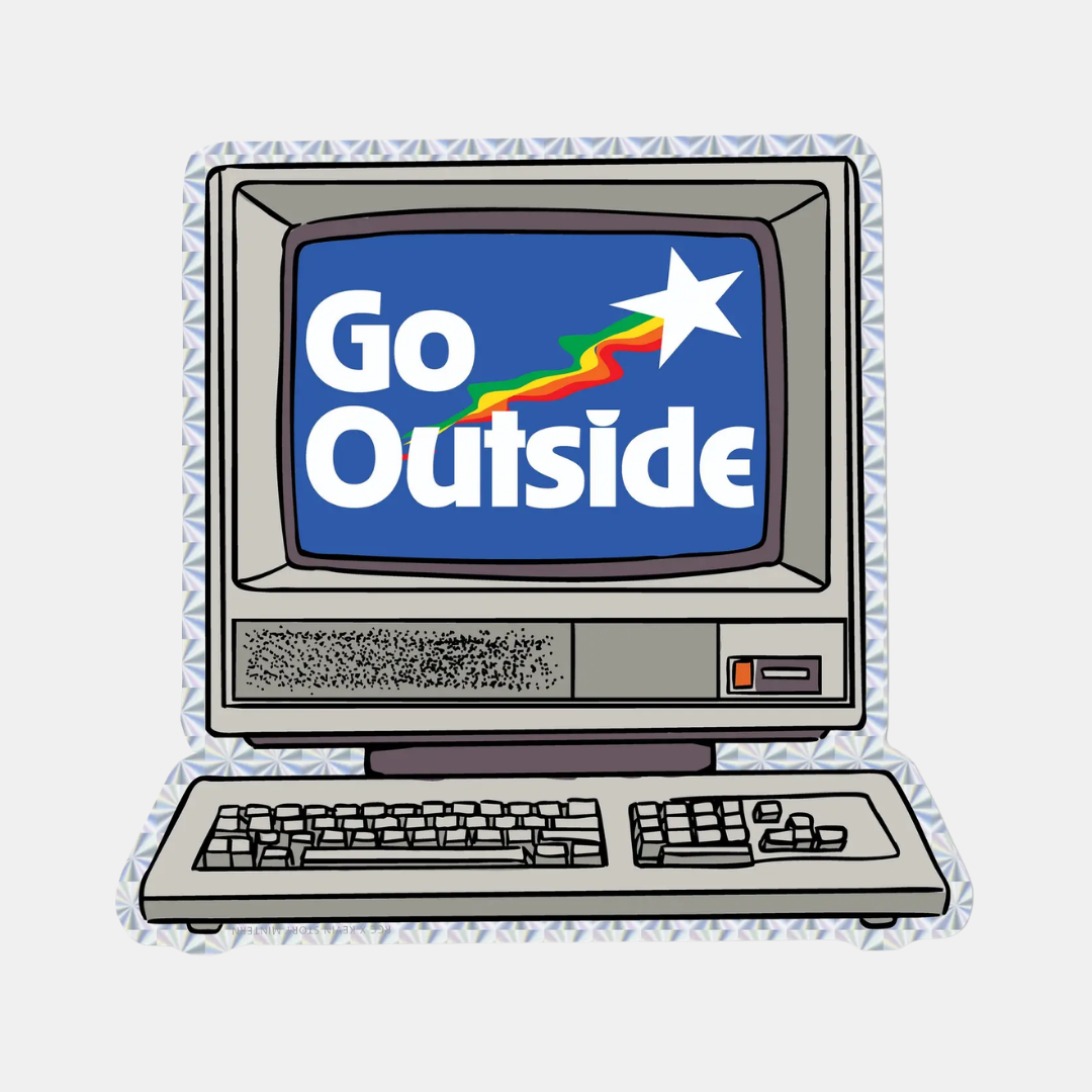 Go Outside Sticker