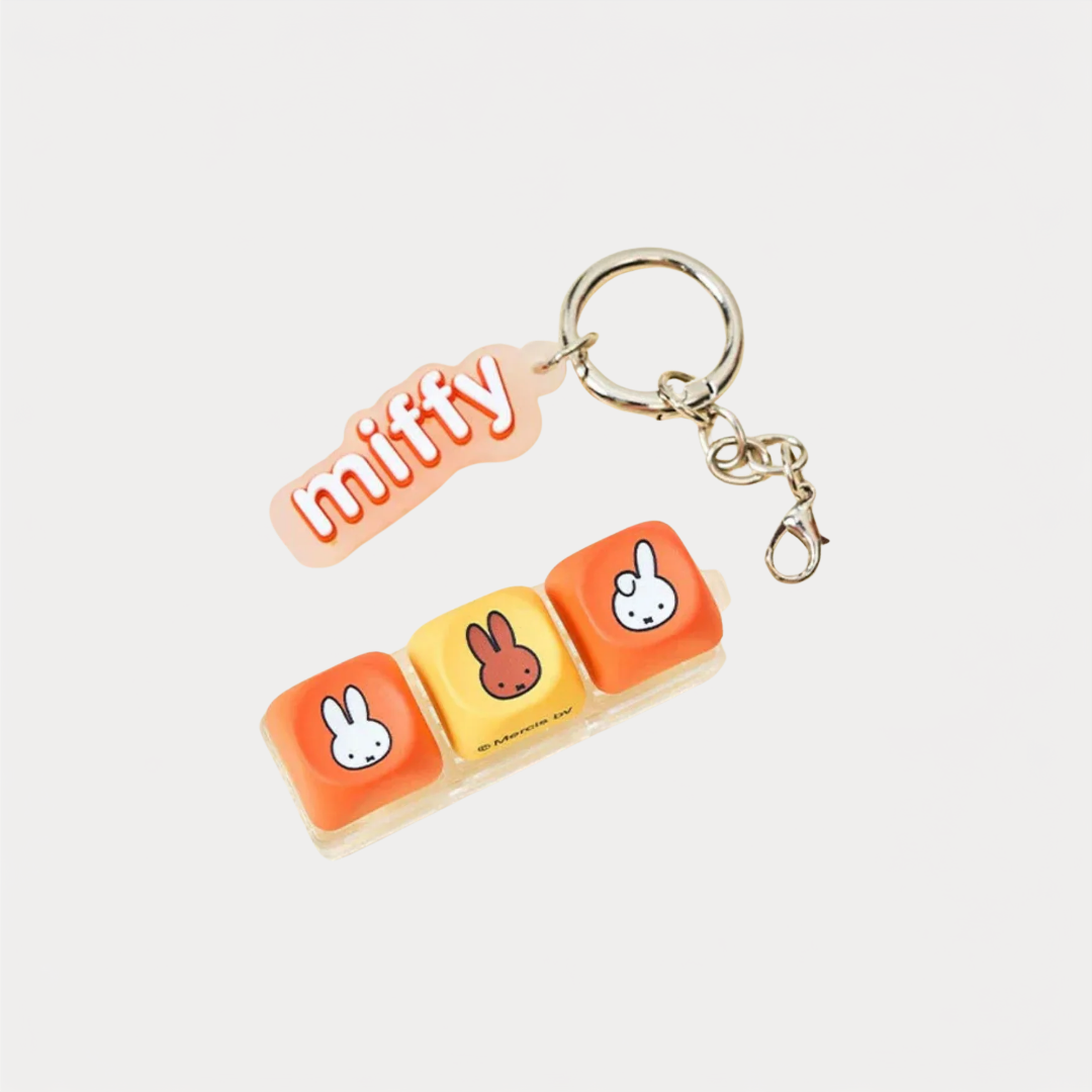Miffy Keycap Fidget Keychain Blind Box