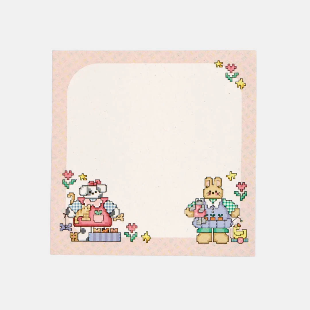 Pink Cutie Critter Notepad