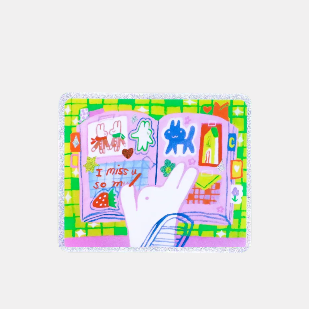 Journaling with Rabbit Sticker