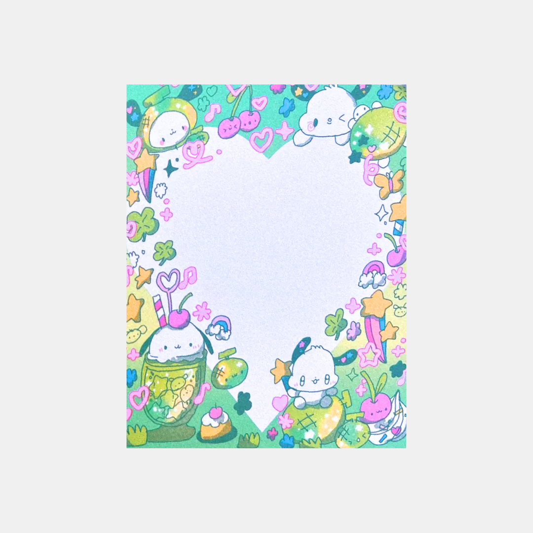 Green Dog Notepad