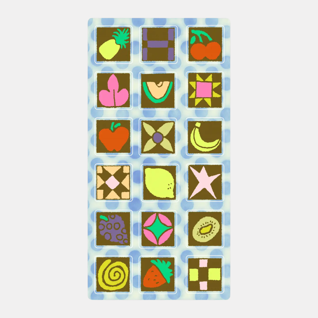 Fruits Sticker Sheet