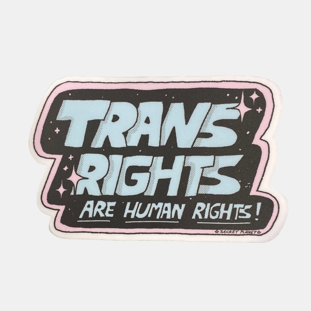 Trans Rights Are Human Rights Vinyl Sticker