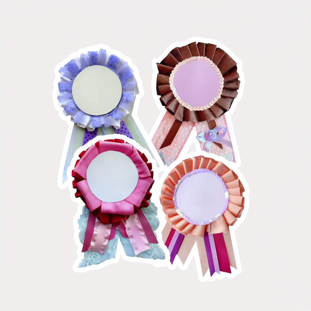 Award Ribbon Gift Tag Stickers