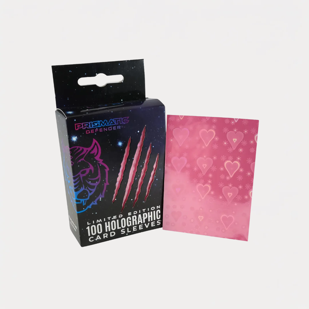 Dark Pink Pulsar Holographic Card Sleeve