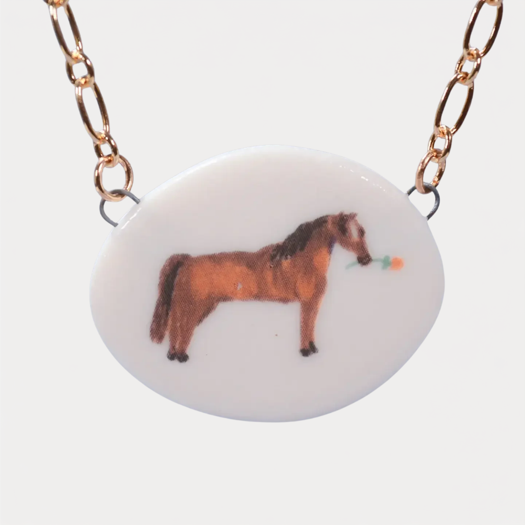 Horse Portrait Necklace