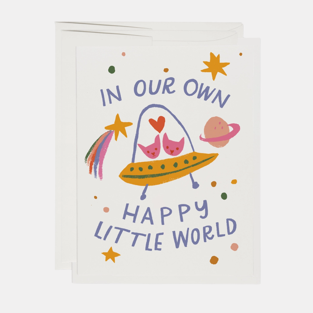 Happy Little World Card