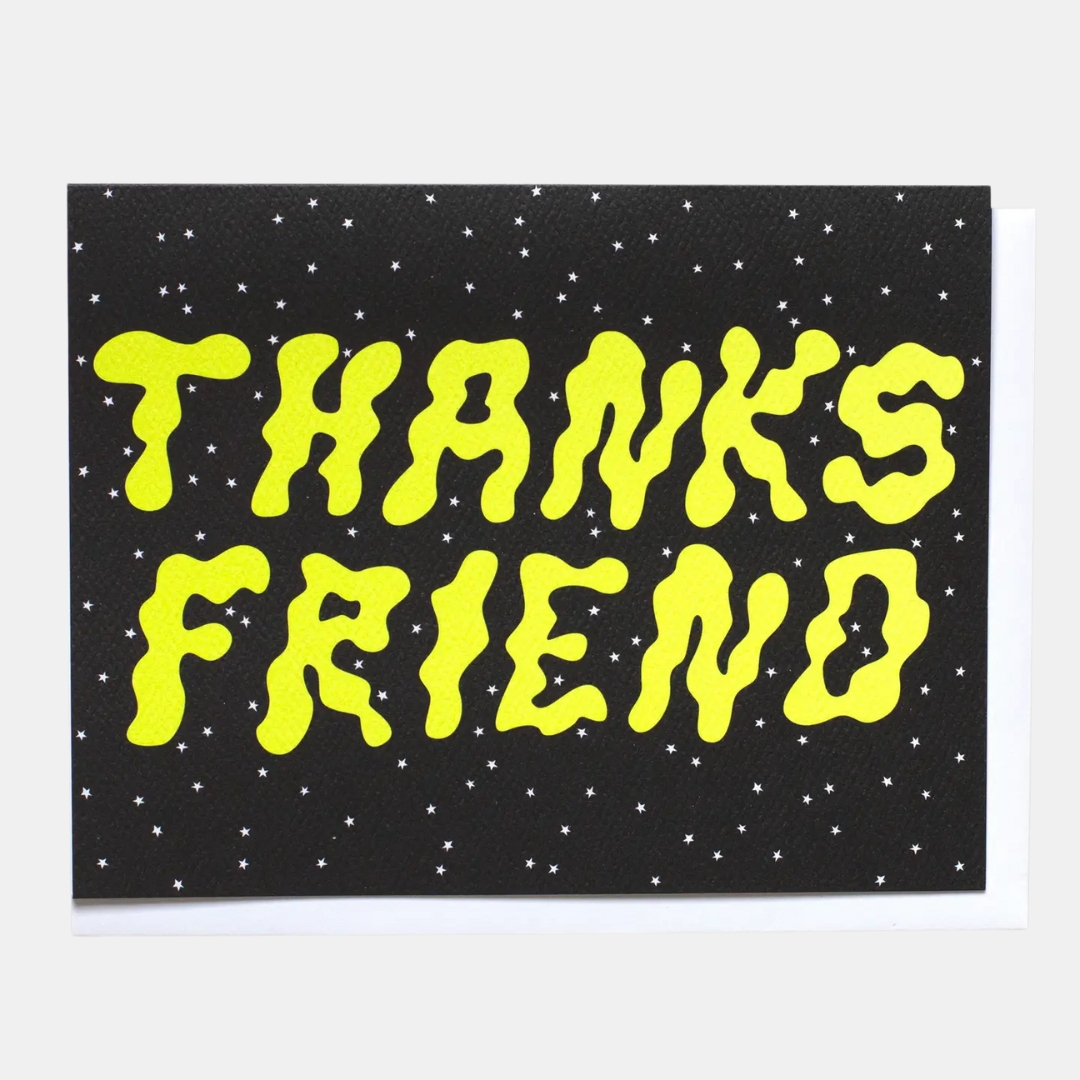 Celestial Thanks Friend Card