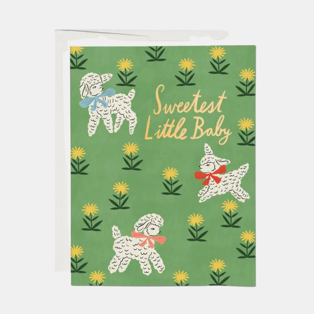 Sweetest Little Baby Lamb Card