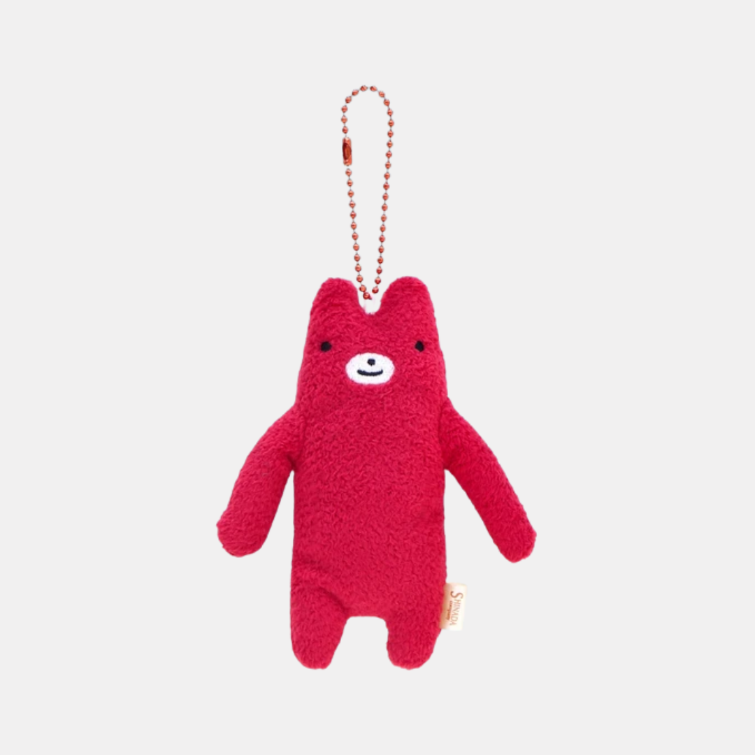 Red Bear Fumofumo-San Plush Keychain