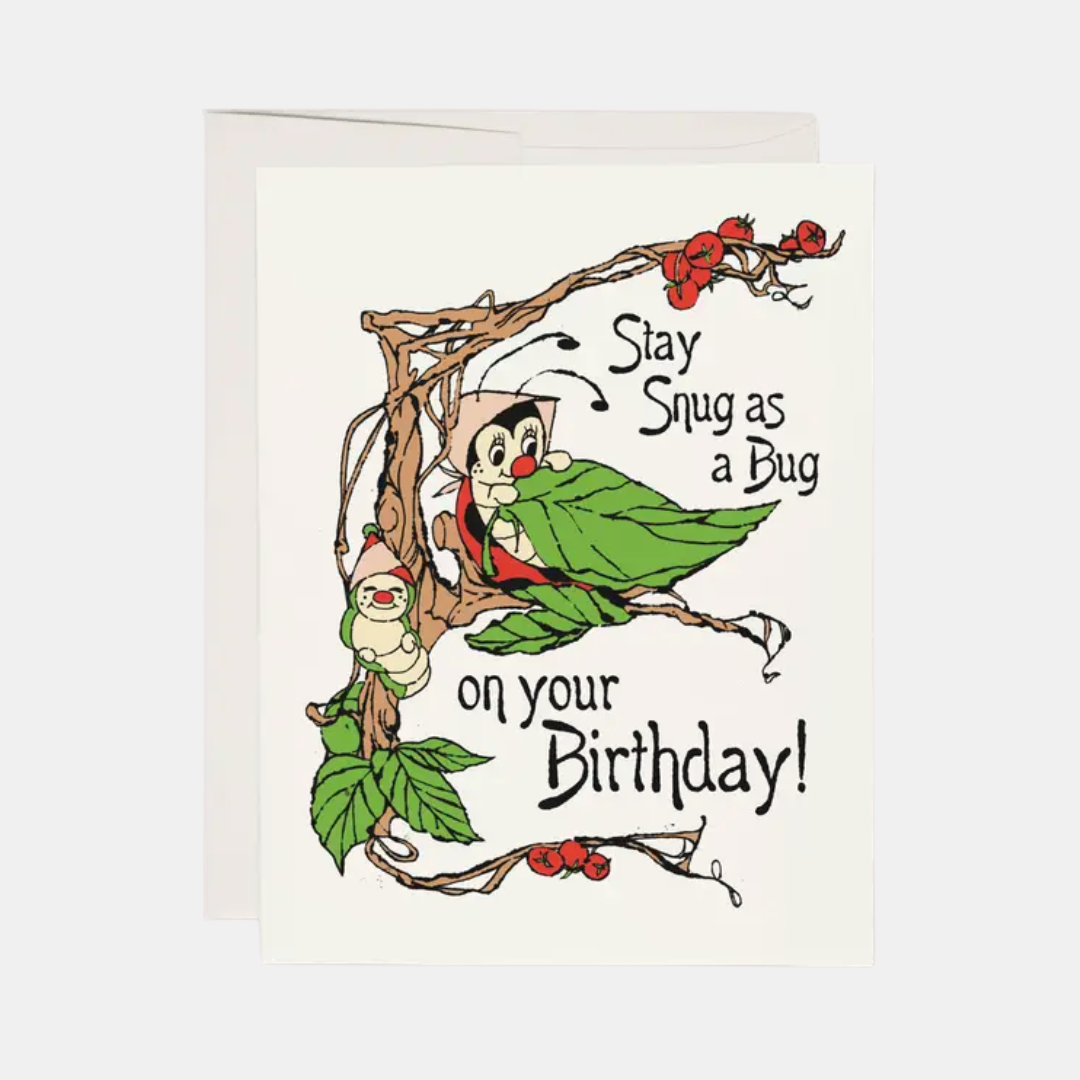 Snug as a Bug B-Day Card