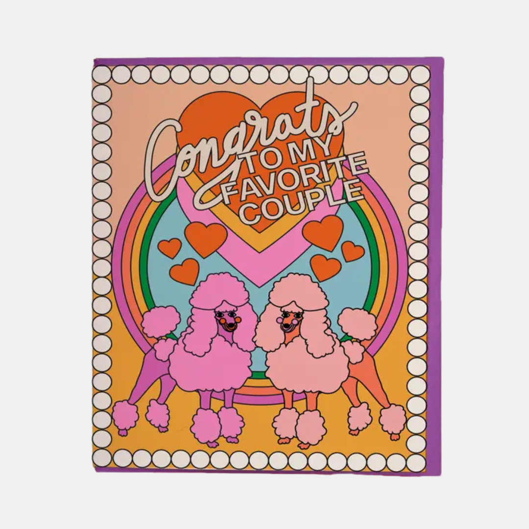 Congrats My Favorite Couple Card