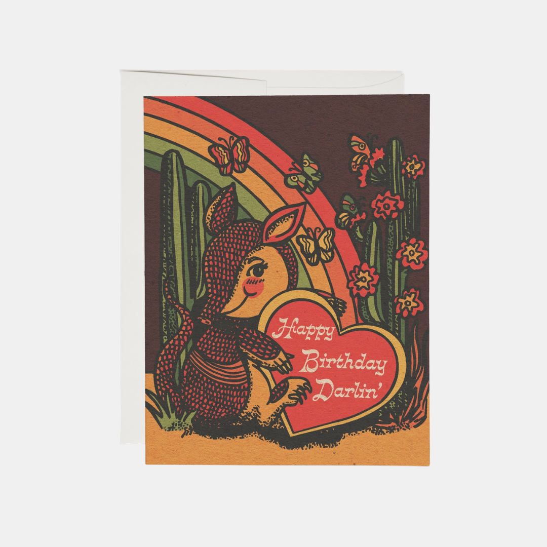 Happy Birthday Darlin' Armadillo Card