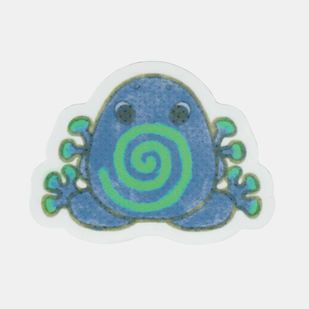 Spiral Frog Sticker
