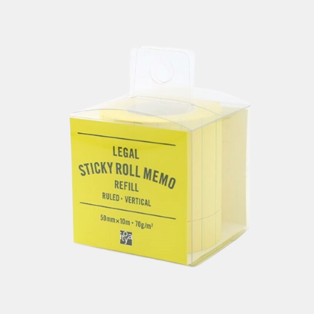 Ruled Vertical Sticky Roll Memo