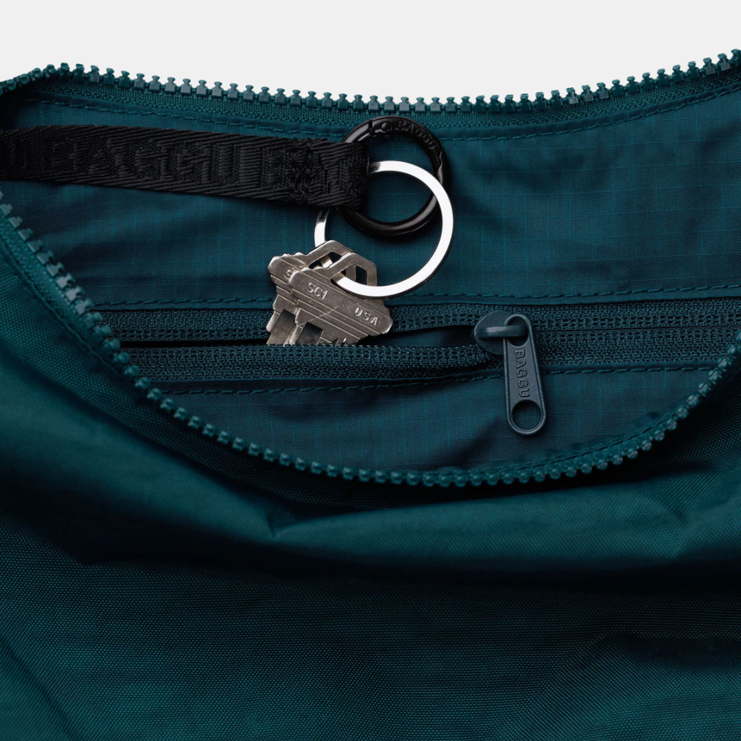 Deep Sea Medium Nylon Crescent Bag
