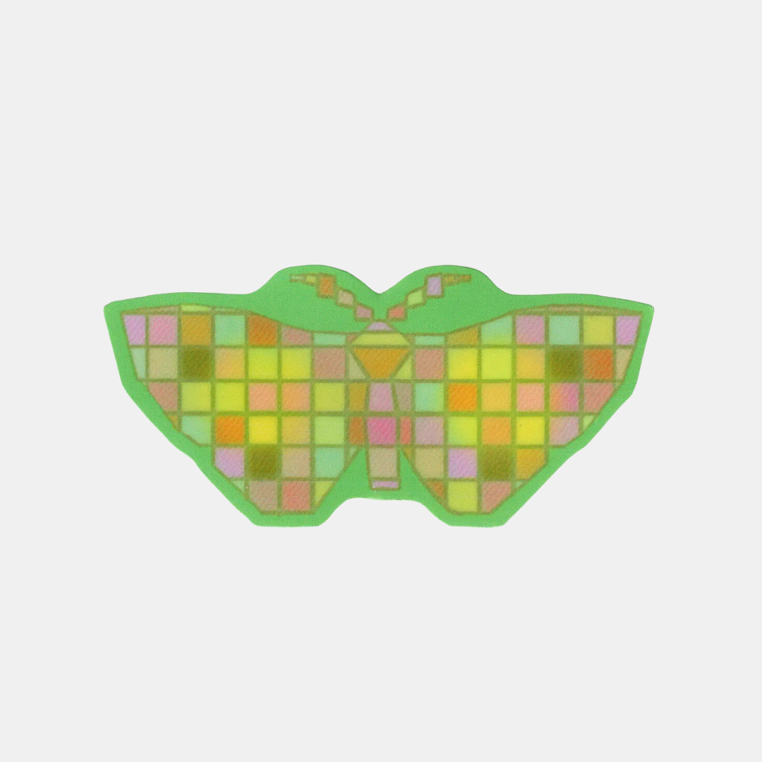 Glass Moth Sticker