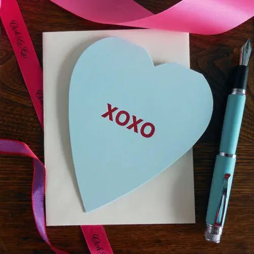 Xoxo Conversation Heart Card