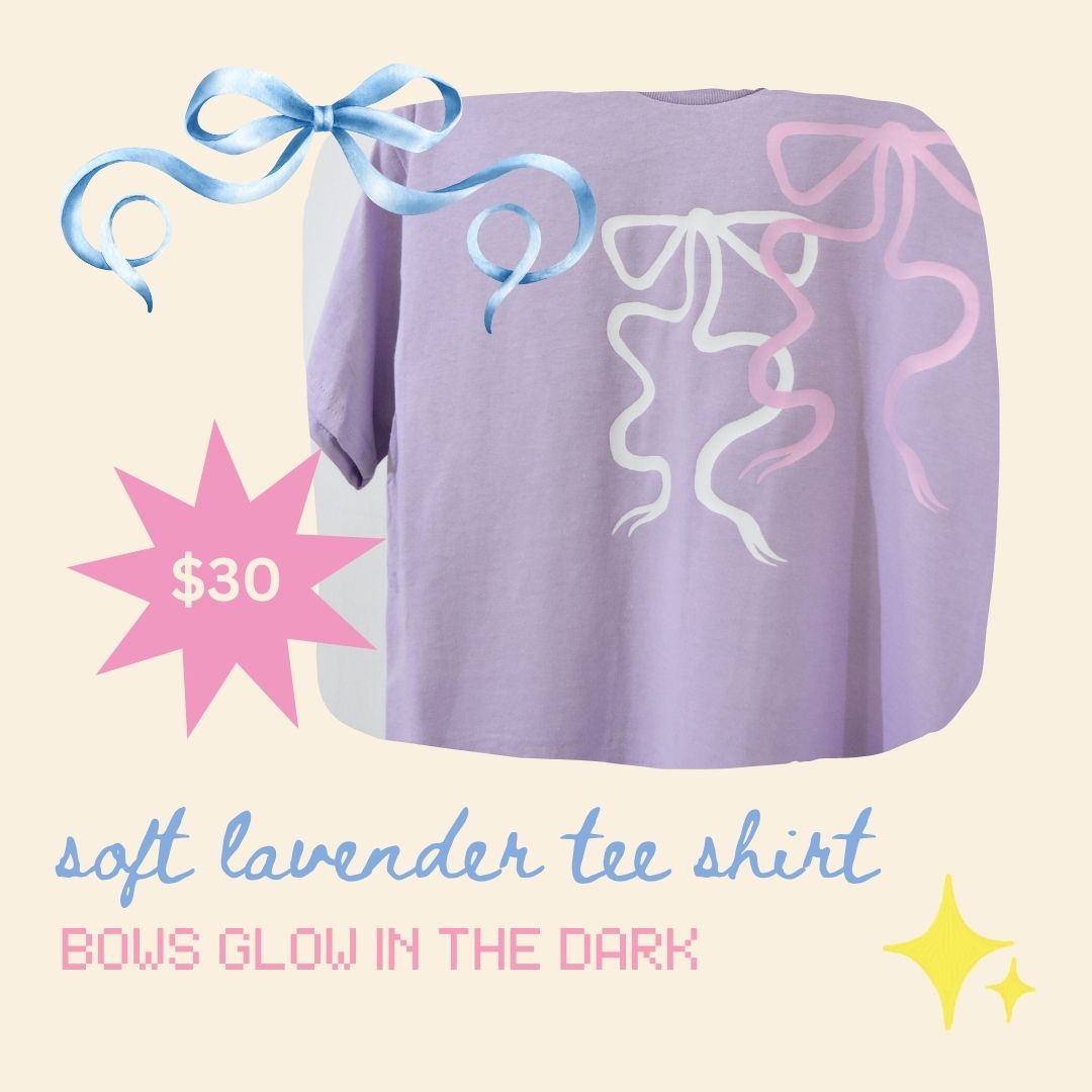 Lavender Bow Tee