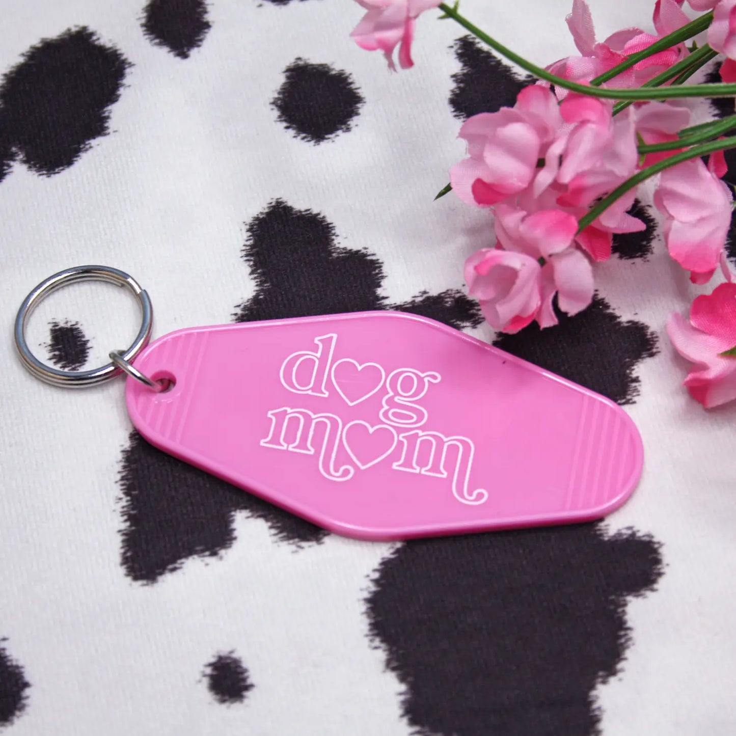 Dog Mom Key Tag