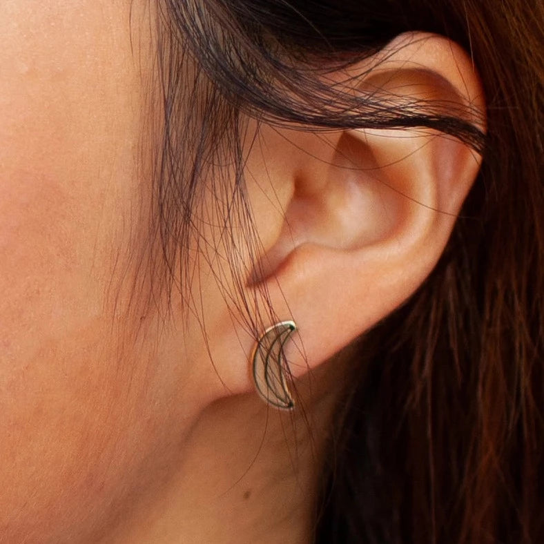 Banana Enamel Earrings
