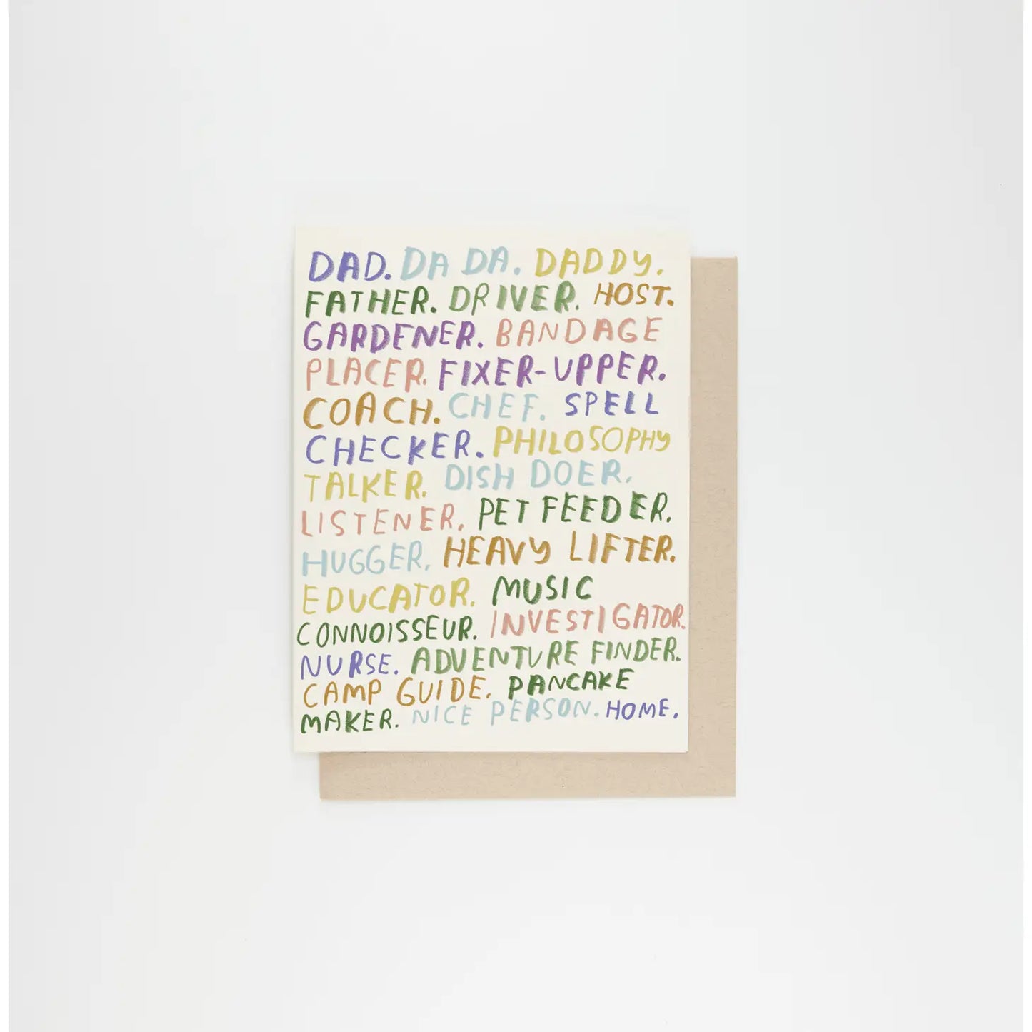 Dad, You're All That Card