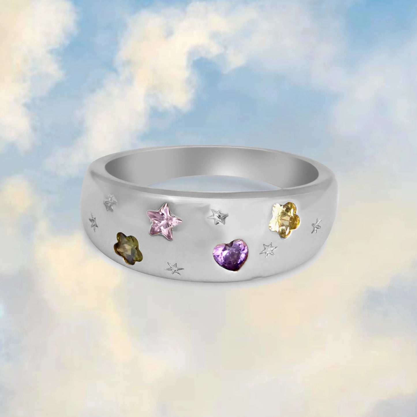 Jewelled Dreams Chunky Ring