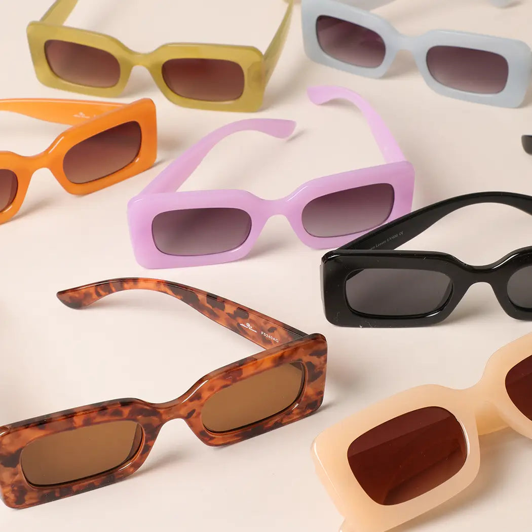 Bold Boxy Sunglasses