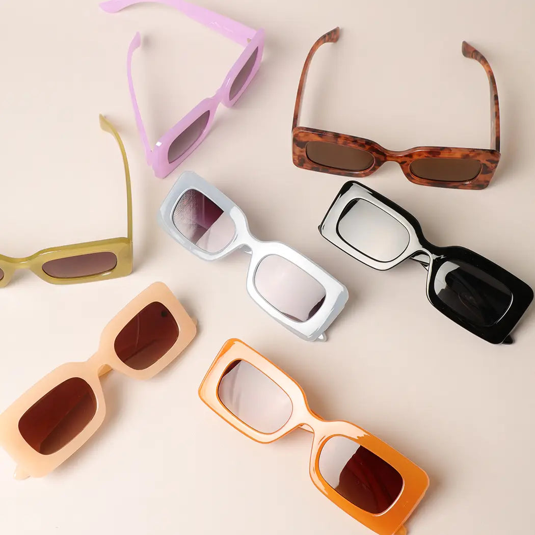 Bold Boxy Sunglasses