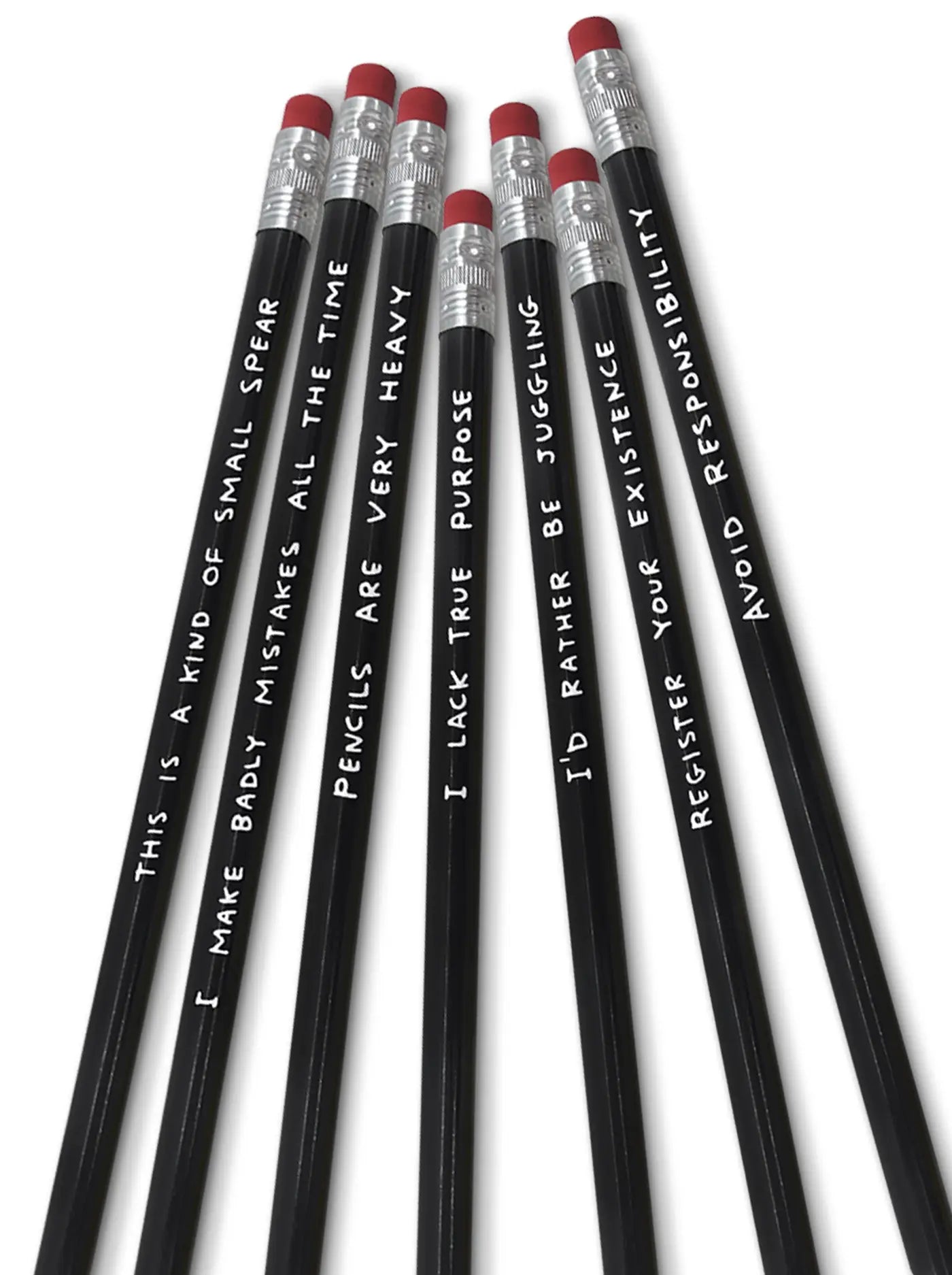 David Shrigley Pencils | Assorted