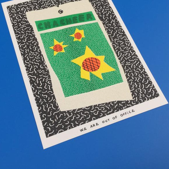 Little Bag of Sunflower Seeds Riso Print