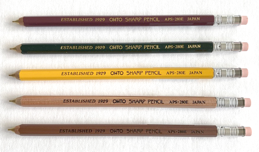 Wooden 0.5mm Mechanical Pencil | Various Colours