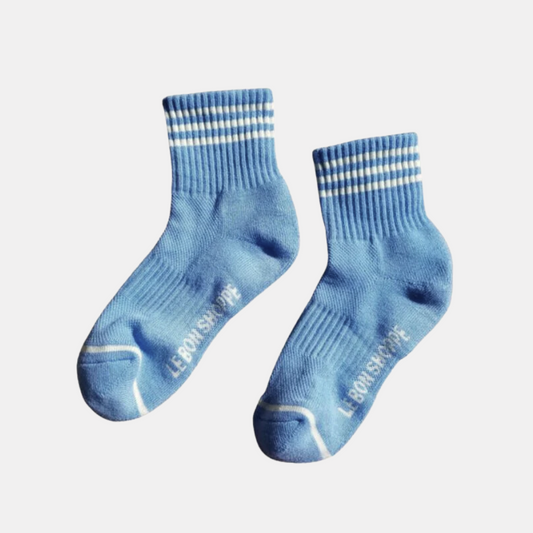 Parisian Blue Girlfriend Socks