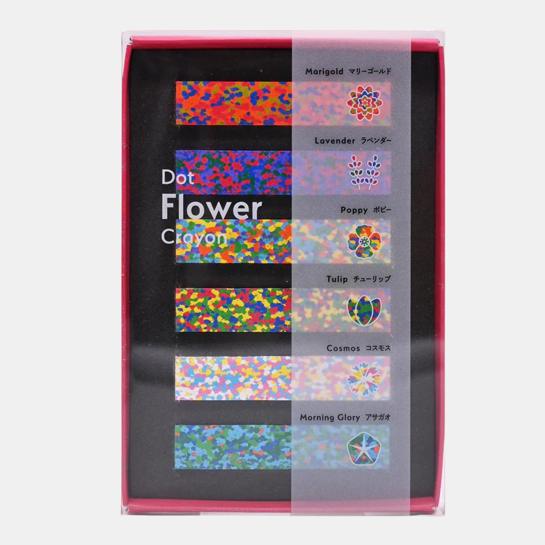 Dot Flower Crayon 6-Pack