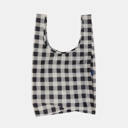 Black + White Big Check Standard Baggu