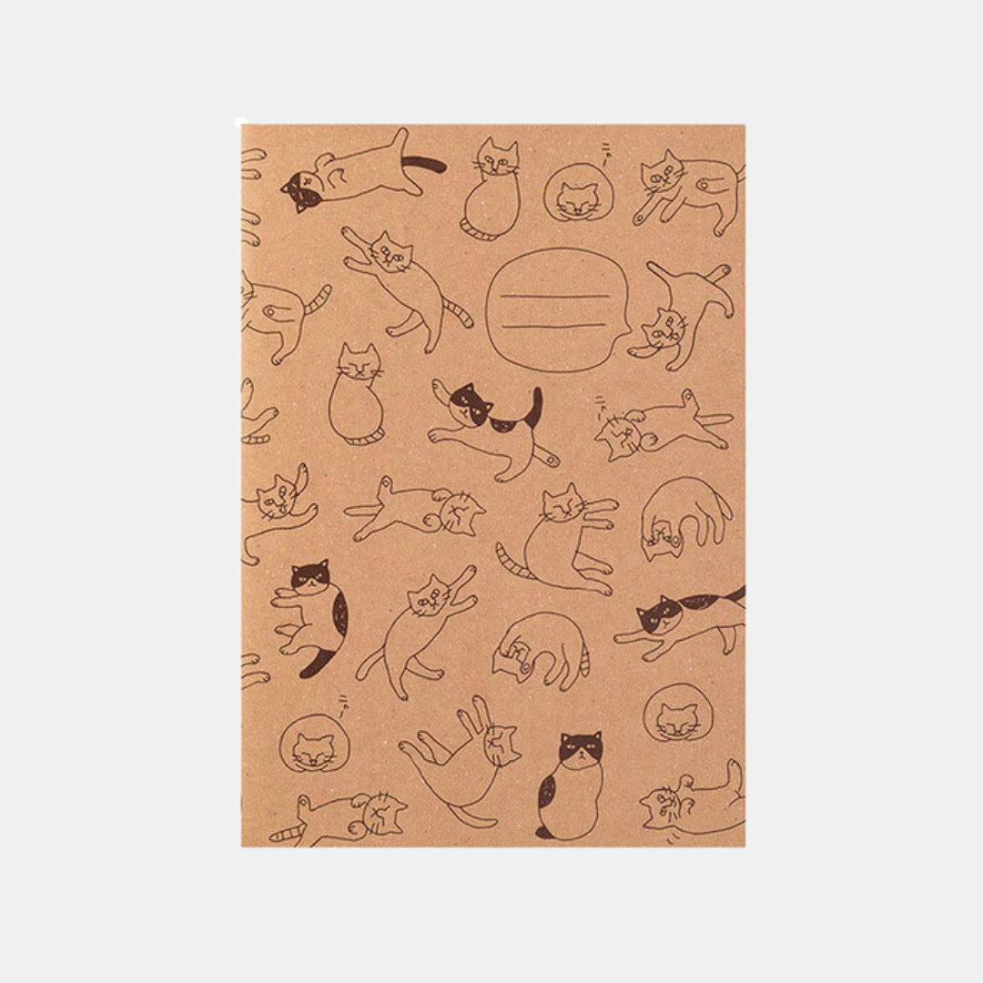 A5 Grid Cats Notebook