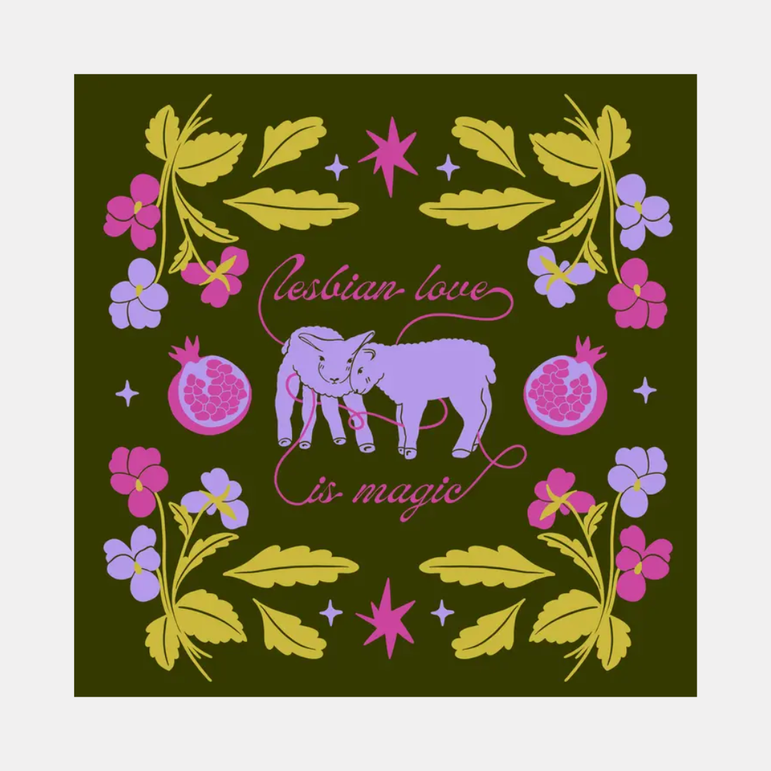 Lesbian Love is Magic Silk Scarf