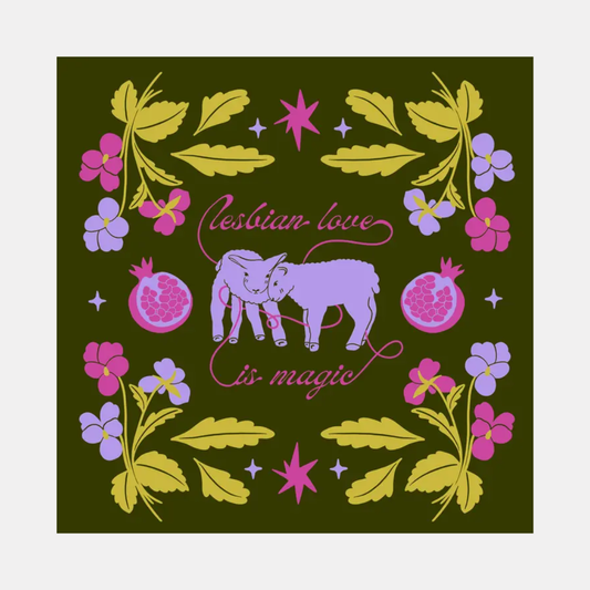 Lesbian Love is Magic Silk Scarf