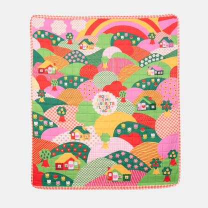 Places + Faces Quilted Blanket