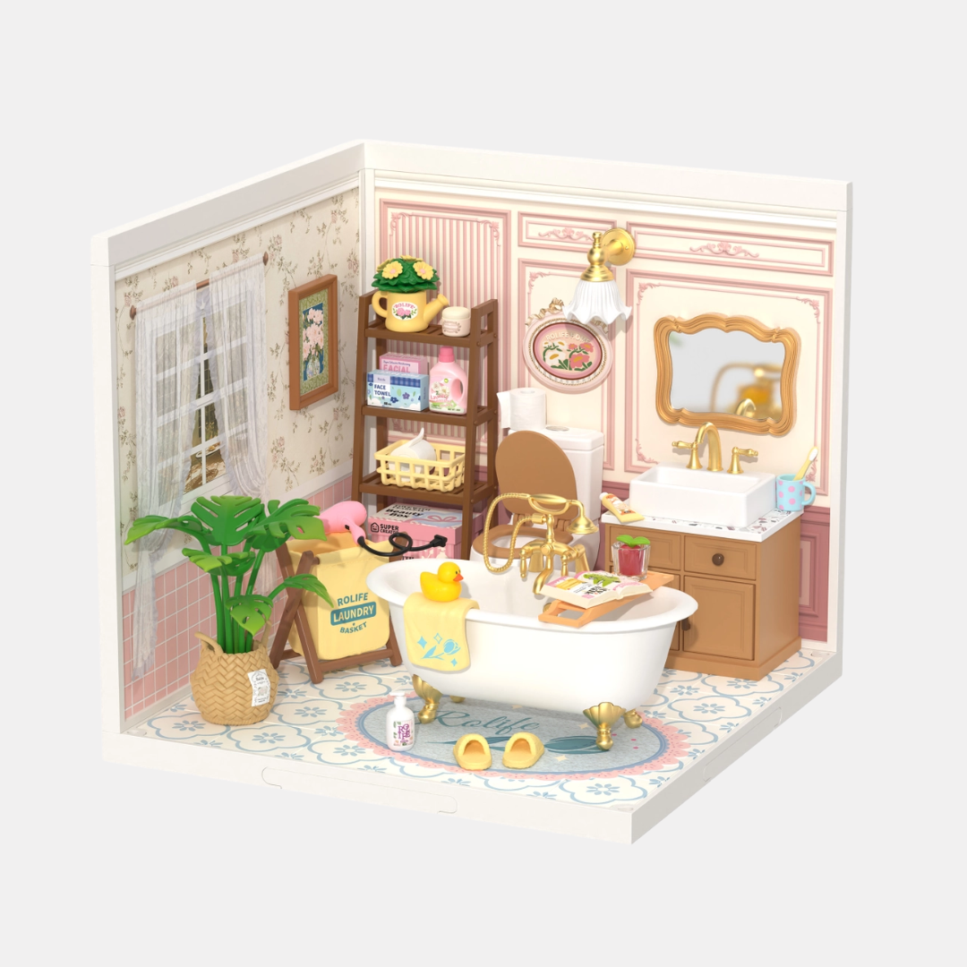 Pop Bubble Bathroom DIY Miniature Kit