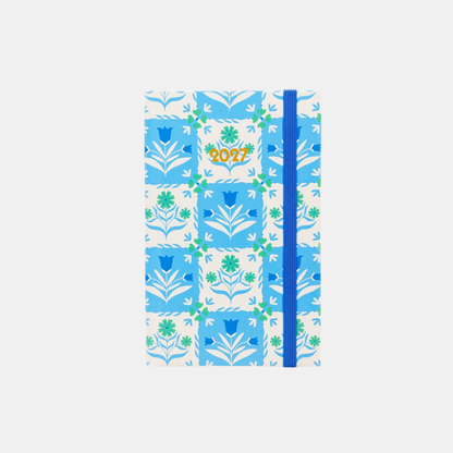 Blue Floral 2027 Planner