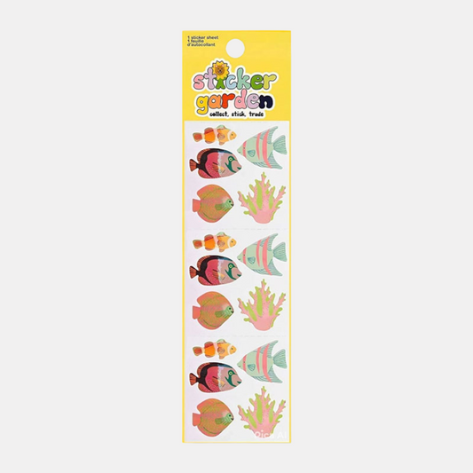 Tropical Fish Sticker Sheet