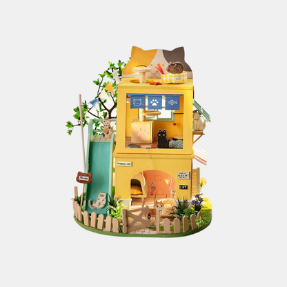 Cat House DIY Miniature Kit