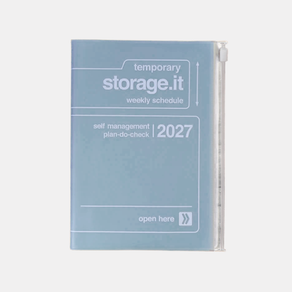 Blue B6 Storage.It 2027 Monthly Schedule