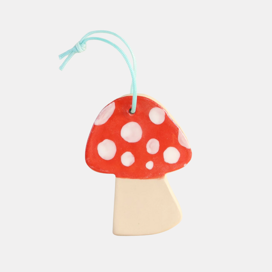 Mushroom Ceramic Ornament